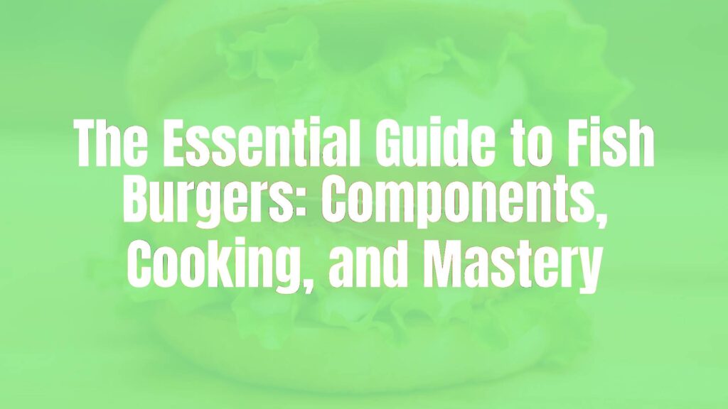 A delicious fish burger with a golden crispy patty, fresh lettuce, tomato, and sauce, served on a toasted bun, close-up, vibrant colors, appetizing, realistic.