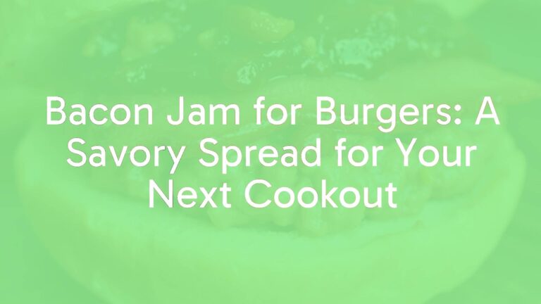 Delicious bacon jam topping on a juicy burger, close-up, smoky and savory, realistic.