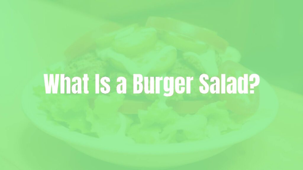 A delicious burger salad in a bowl, featuring seasoned meat, crisp lettuce, fresh tomatoes, tangy pickles, and creamy sauce, vibrant and appetizing, realistic.